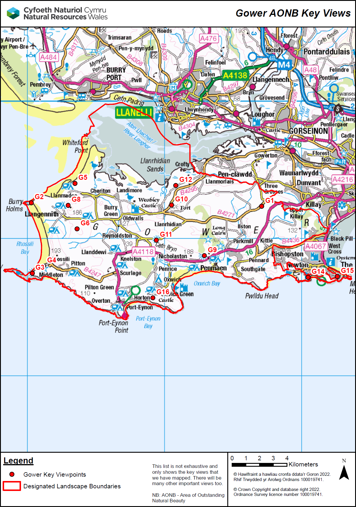 Map indicating the area groupings for visual settings downloads