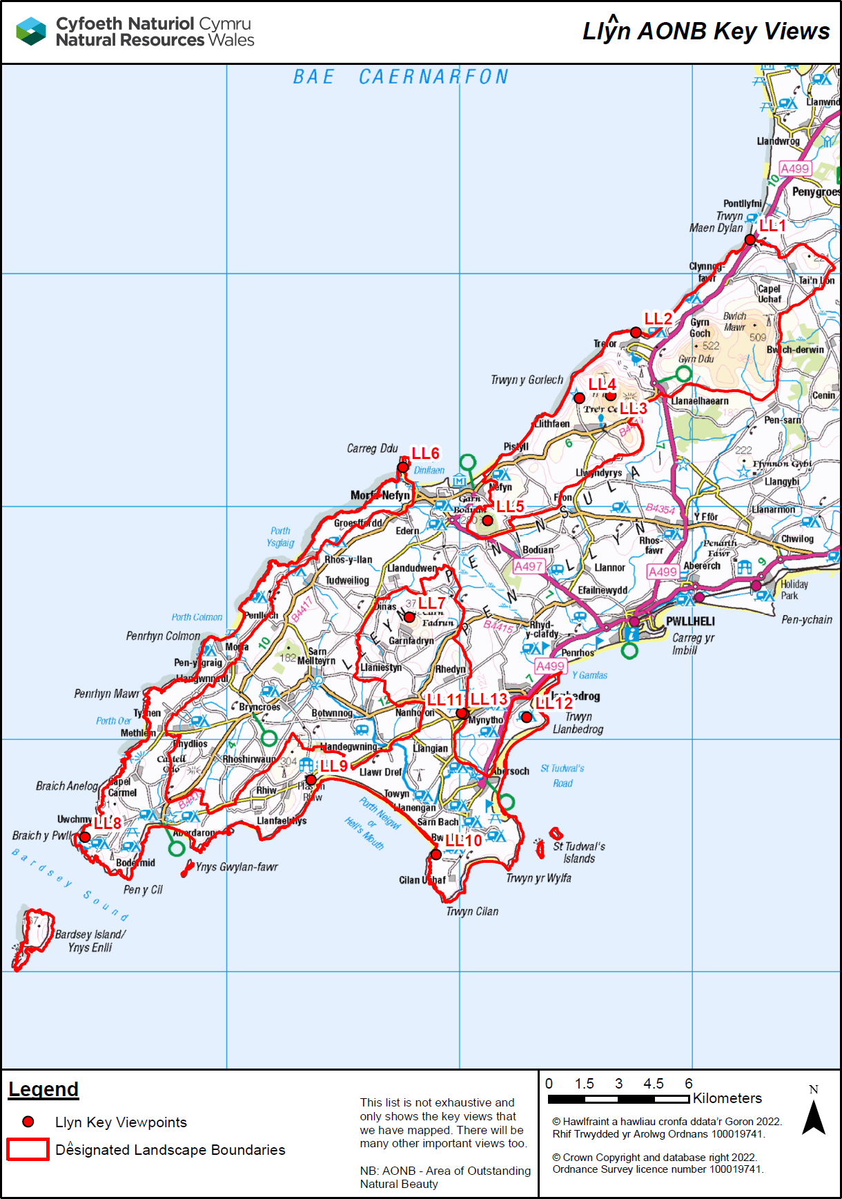 Map indicating the area groupings for visual settings downloads