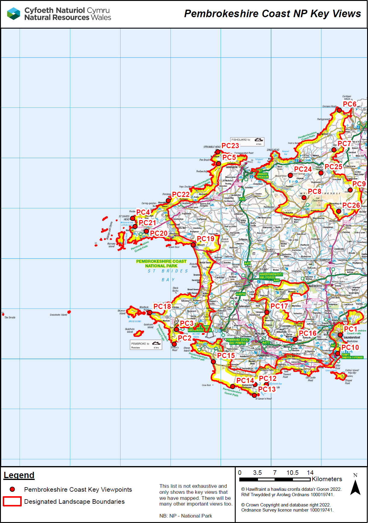 Map indicating the area groupings for visual settings downloads