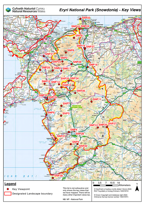 Map indicating the area groupings for visual settings downloads